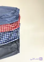 شلوار(پیژامه) پینترستی چهارخونه پایین چیندار
