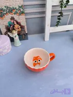 فنجان سورپرایزی سرامیکی مدل روباه