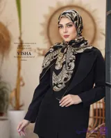 روسری گارزا ژاکارد دستدوز