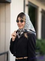 مینی اسکارف ابریشم توییل