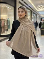 شال مجلسی حریر پفکی وارداتی اورجینال