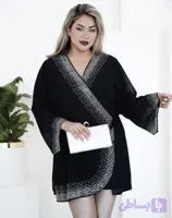 تونیک عربی مجلسی شیفون حریر اعلا