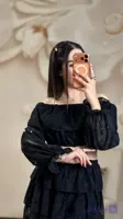 ست کراپ دامن زنانه شهرزاد🖤/عمده