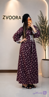 پیراهن ساحلی بلند سلنا/دخترانه و زنانه🌸
