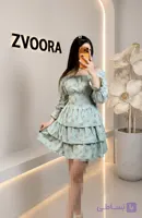 پیراهن عروسکی پرنسس ماچا/دخترانه و زنانه💚