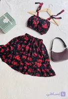 نیم تنه دامن دخترانه پری ماه🌸