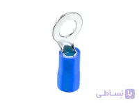 سرسیم گرد روکش دار آبی مدل RV2-3 بسته 100 تایی