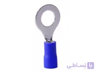 سرسیم گرد روکش دار آبی مدل RV2-6 بسته 100 تایی