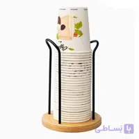 استند رومیزی لیوان یکبار مصرف کاغذی YR50