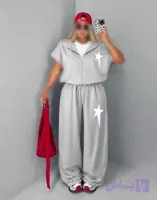ست وست کلاهدار و شلوار کلوین زنانه استار