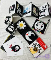 پک کامل الگوهای سیاه و سفید نوزاد