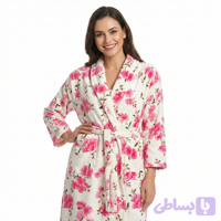 حوله پالتویی مخمل چاپی طرح سارا