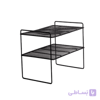 راف فلزی دو طبقه مرولین شلف دو طبقه