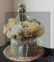 شمع سبد گل هدیه به مادر برند پردیس