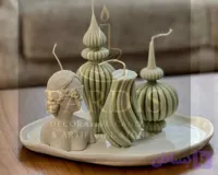 ست شمع دکوری مجموعه ۴ عددی برند پردیس