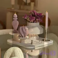 شمع مدل مراکشی بسته ۳ عددی برند پردیس