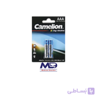 باطری نیم قلمی2تایی برند Camelion