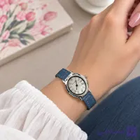 ساعت مچی زنانه و دخترانه بند چرمی نایدو 3