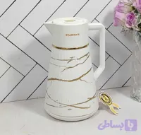 فلاسک 1 لیتری سام ست مدل Nova سفید طرح ماربل