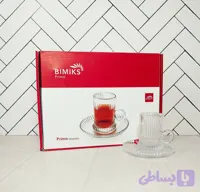 سرویس چای خوری پریمو کادویی بیمیکس قیمت هر دست (هر کارتن شامل ۴ دست) (عمده)