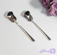 قاشق بستنی خوری تمام استیل خطی ۶ عددی با کیفیت بالا