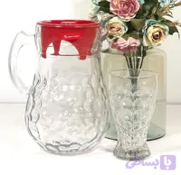 پارچ و لیوان ملانی کادویی نوری تازه قیمت هر دست (هر کارتن شامل ۴ دست) (عمده)