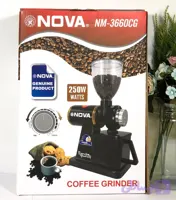 آسیاب قهوه نیمه صنعتی نووا مدل NM-3660CG ۲۵۰ وات