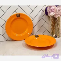 بشقاب خورشت خوری ملامین نارنجی پردیس ماهان