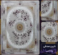 فرش 1200 شانه نایین صدفی روناسی تراکم 3600 فرش عالی مقام
