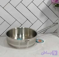 تابه استیل تک دسته سایز ۱۸ نیچی NP-18-1