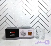 لیوان گوی دار الیسا بلور اصفهان قیمت هر دست (هر کارتن شامل 6 دست) (عمده)