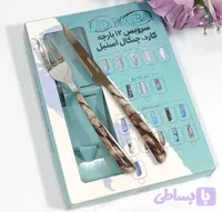 کارد و چنگال سرامیکی طرح ماربل زومبا