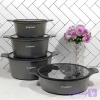 سرویس قابلمه ۸ پارچه دایکاست سام ست مدل موناکو نوک مدادی