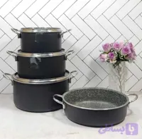 سرویس قابلمه چدنی جلامبین ۸ پارچ سری صادراتی