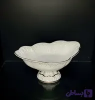 میوه خوری سرامیکی نیم گود پایه دار بیضی کاردینال 314