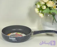 تابه ۲۲ سانتی گرانیتی لاوان مدل ترمو تیتان تک دسته طوسی