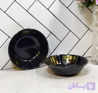 کاسه ماست ملامین مشکی پردیس ماهان (۱ عدد)