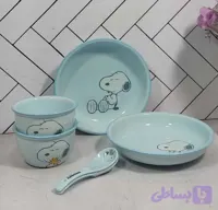 ست کودک سرامیکی طرح اسنوپی ۶ پارچ