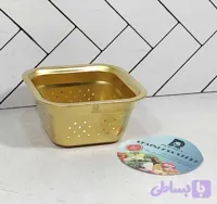 سبد تفاله گیر ۱۳.۵ سانت مربع طلایی زومبا