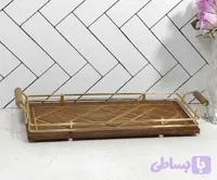 رولت خوری چوبی مستطیل خاتم
