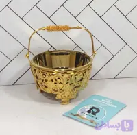 شکلات خوری زنگان طلایی زومبا دسته فلزی