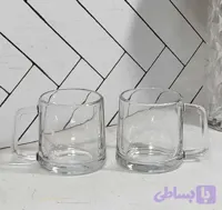 لیوان دسته دار ایوانا کادویی کاوه قیمت هر دست (هر کارتن ۴ دست) (عمده)