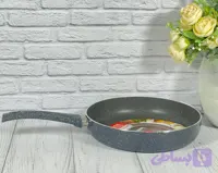 تابه ۲۶ سانتی گرانیتی لاوان مدل ترمو تیتان تک دسته طوسی