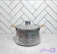 دیگچه چکشی سایز ۳۰ طرح استیل مهروز