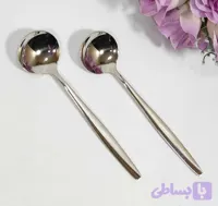 قاشق سوپ خوری ماینز تمام استیل ۶ عددی با کیفیت بالا