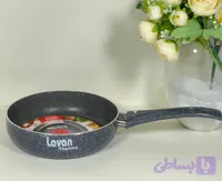 تابه ۲۰ سانتی گرانیتی لاوان مدل ترمو تیتان تک دسته طوسی