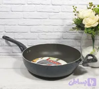 تابه وک ترمو لاوان ۲۸ سانتی دو دسته تیتان طوسی