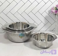 سرویس آبکش استیل دسته دار 6 پارچ زومبا zb-1507