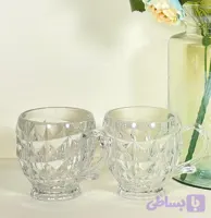 فنجان آکوامارین کادویی نوری تازه قیمت هر دست (هر کارتن شامل ۶ دست) (عمده)