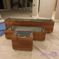 فلاورباکس باکس ترمووود باکس گل چوب ترمووود